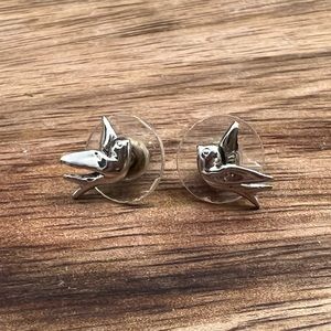Juicy Couture silver sparrow stud earrings